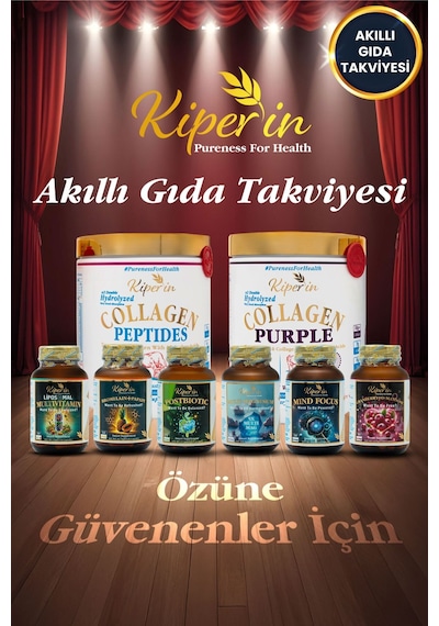 Kiper'in Mind Focus Akıllı Gıda Takviyesi 1440 MG 30 Kapsül