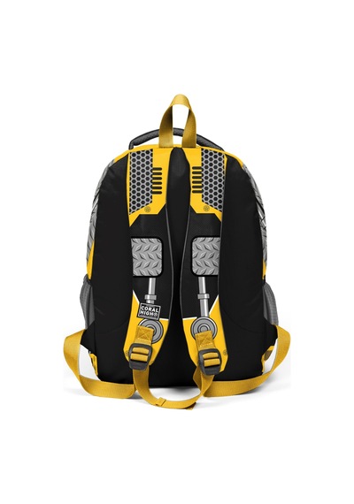 Coral High Kids Sarı Siyah Robot Desenli 3 Lü Okul Çanta Seti Set0114424