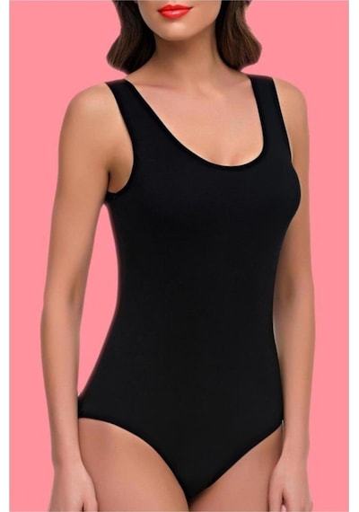 Tutku Poky Kadın Kalın Askılı Çıtçıt Kancalı 6'lı Body Zıbın 001