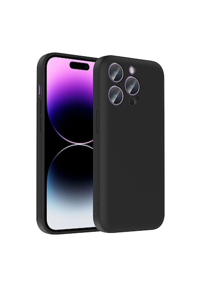 Teleplus Apple Uyumlu iPhone 14 Pro Max Kılıf Kamera Korumalı Kartlık Hazneli Vitra Kapak