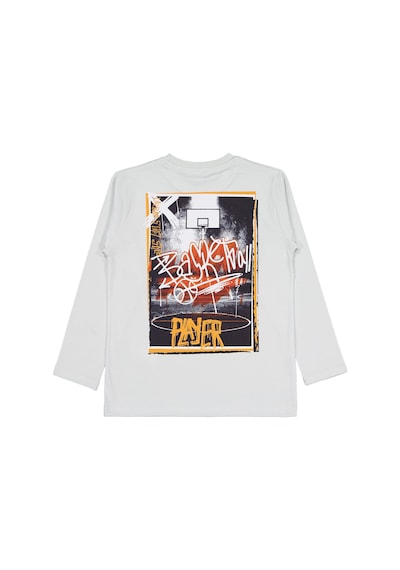 Civil Boys Player Baskılı 6-9 Yaş Sweatshirt - Gri Açık Gri