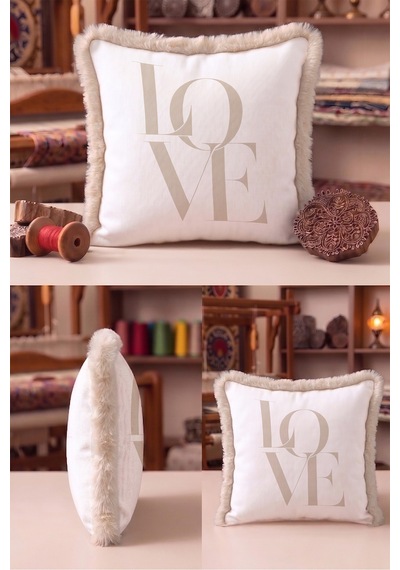 Harf Temalı Love Desenli Saçaklı Yastık Kılıfı-şık Romantik İskandinav Krem Püsküllü Kırlent Kılıfı Buzlu Rota Serenat Harf Temalı Love Desenli Saçaklı Yastık Kılıfı-şık Romantik İskandinav Krem Püsküllü Kırlent Kılıfı Buzlu Rota Serenat