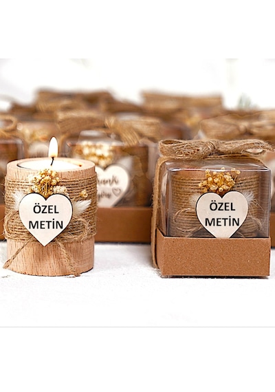 40 Adet Mumluk Düğün Nişan Baby Shower Kına Hediyeleri -kişiye Özel Hediyelikler