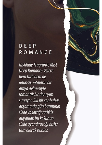 Nishlady Deep Romance Body Mist Vegan Vücut Spreyi 260 ML