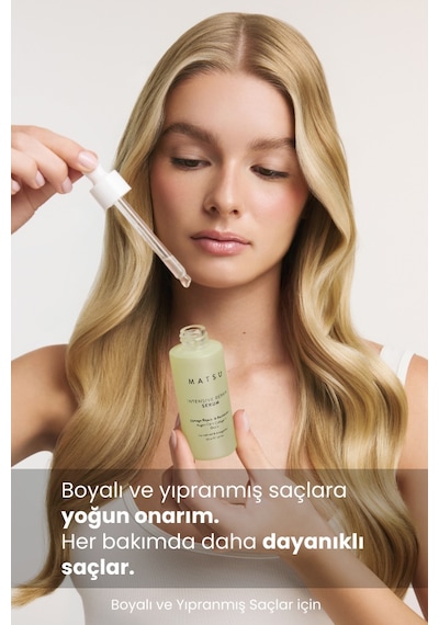 Matsu Intensive Repair Yıpranmış Saçlar İçin Onarıcı Renk Koruyucu Saç Serumu 50 ml
