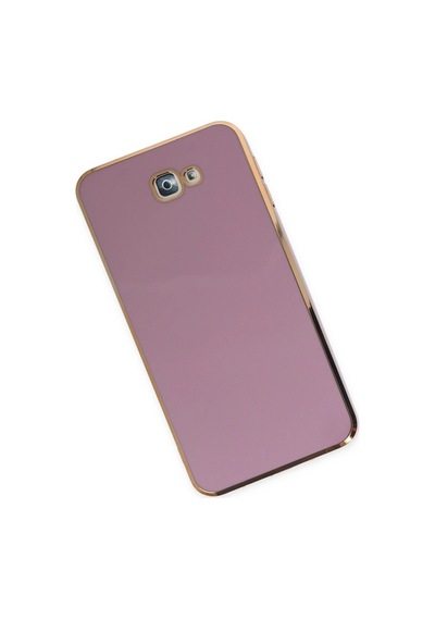 Newface Samsung Galaxy Uyumlu J7 Prime Kılıf Volet Silikon Glblseme - 47 - Mor