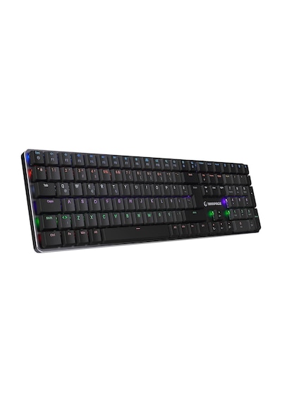 Granıte Pro Siyah/gri Low Profile Red Swıtch Q Rainbow Mekanik Gaming Oyuncu Klavye