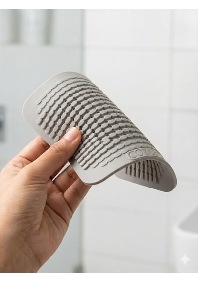 3'lü Kokulu Süzgeçli Banyo,mutfak,lavabo Gider Kapatıcı Kapak Mat Silikon Lavabo Ve Yer Gider K Standart