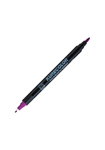 Zig Kurecolor Fine & Brush For Manga Purple Cnkc-2200-637