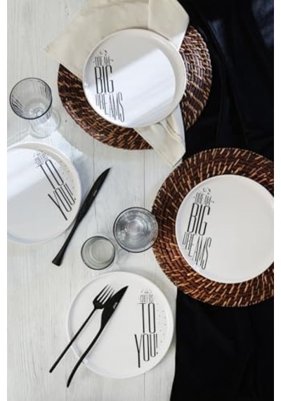 & Cherrs Pasta Tabağı 22 Cm 4 Parça 22729-30 Açık