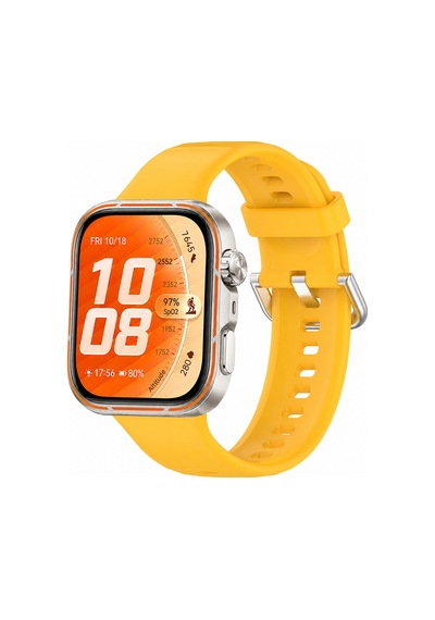 Huawei Watch Fit 5 Pro İle Uyumlu Metal Tokalı Yumuşak Soft Silikon Kordon