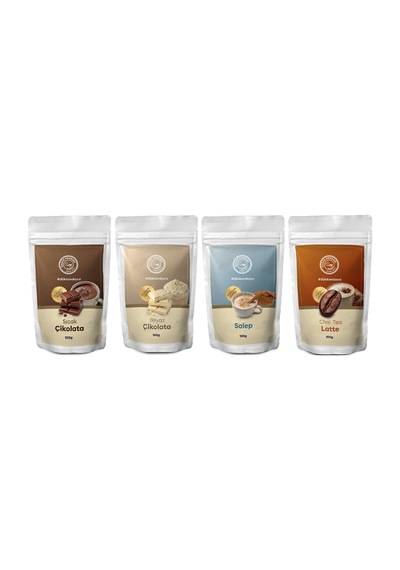 1x100 Gr Sıcak Çikolata 1x100 Gr Beyaz Çikolata 1x100 Gr Salep 1x100gr 1x100 Gr Chai Tea Latte Hazır