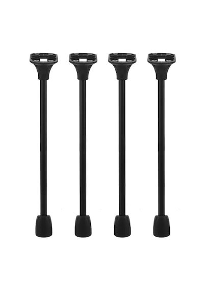 Microcase 25 Cm Metal Katlanabilir Masa Ve Sehpa Ayak Takımı 4 Adet - Al5058 Siyah