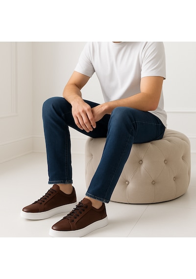 Growish Gre0065-7 Hakiki Deri Yüksek Beyaz Eva Taban Koku Yapmaz Kahverengi Sneakers Ayakkabı Kahverengi Growish Gre0065-7 Hakiki Deri Yüksek Beyaz Eva Taban Koku Yapmaz Kahverengi Sneakers Ayakkabı Kahverengi