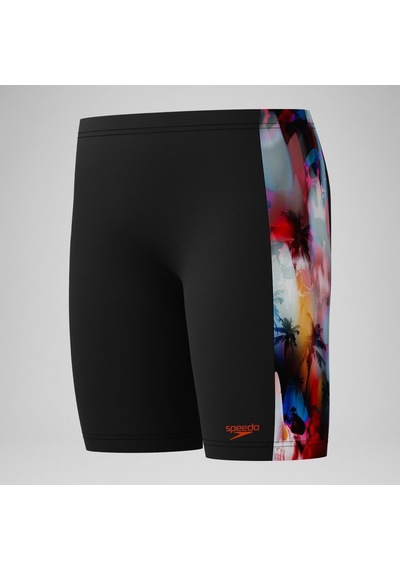 Speedo Digi Alov Panl Jam Jm Çocuk Mayo Siyah