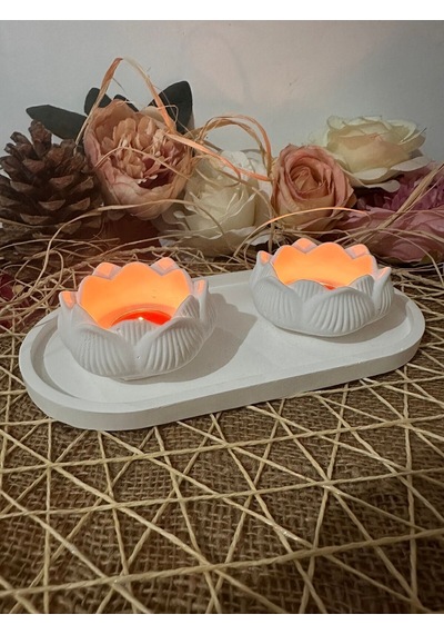 Bernami Mumluk Şamdanpinterest Lotus Mumluk Seti Diğer