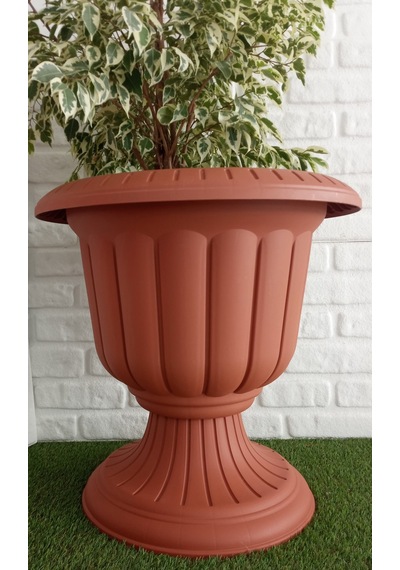 Nergis Saksı 47 Lt Dekoratif Saksı Balkon Saksısı Plastik Saksı