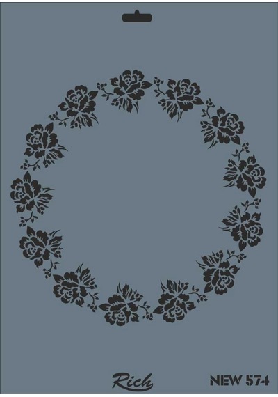 Mey İthalat Rich New Seri N-574 Stencil 35x25 Cm