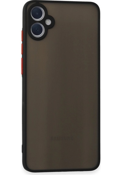 Samsung Uyumlu Galaxy A05 Kılıf Montreal Silikon Kapak Siyah\
