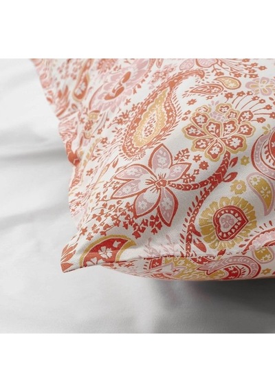 Ikea Rodgersıa Yastık Kılıfı 50 X 60 Cm Beyaz - Pembe