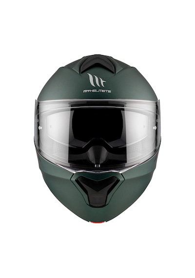 Mt Genesis Sv Solid A6 Mat Yeşil Çene Açılır Kask Yeşil