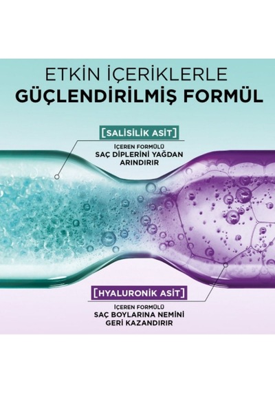 Elseve Hydra Pure Salisilik Asit Içeren Yağlanma Karşıtı Arındırıcı Şampuan 300ml