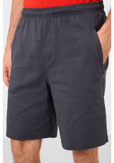 Tommylife Gri Standart Fit Dokuma Hafif Esnek Chino Erkek Şort - 81292 Gri