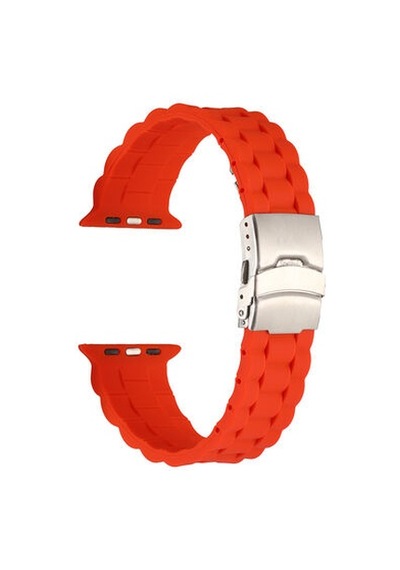 Apple Watch Uyumlu 7 41mm Krd-72 Silikon Kordon - Sarı