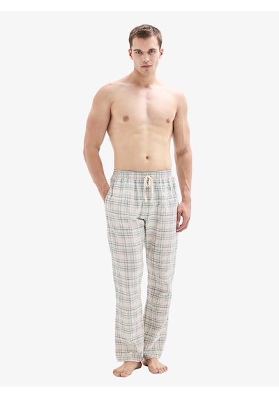 Erkek Pijama Takımı 40889 - Ekose Desenli