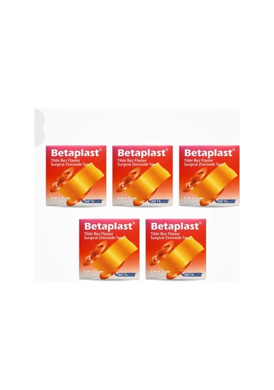 Betaplast Tıbbi Bez Flaster 5cm X 5m - 5 Adet