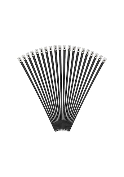 Tügen Pvc Kaplı Paslanmaz Çelik Kablo Bağı 7,9 X 201 Mm 100 Adet