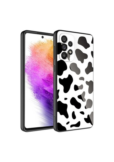 Galaxy Uyumlu A53 5g Kılıf Kamera Korumalı Desenli Sert Silikon Zore Epoksi Kapak NO7