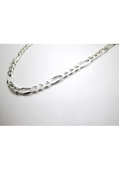 Omar Silver Erkek Figaro Gümüş Kolye Zincir 6,5 Mm