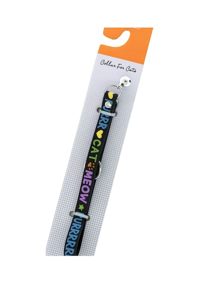 Luxury Paws Kedi Boyun Tasması Elastik Siyah 10mm-32CM