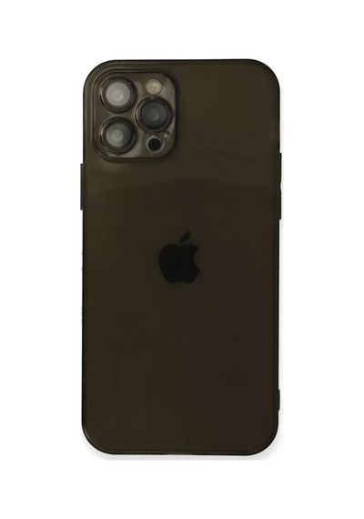 Newface Apple İphone 12 Pro Kılıf Fly Lens Silikon - Siyah