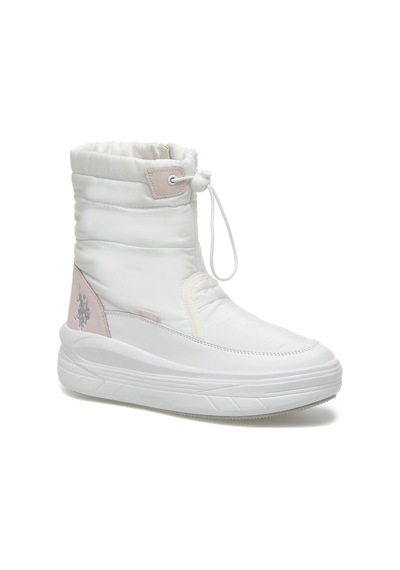 U.S. Polo Assn. LOWELL 2PR Beyaz Kadın Bot Beyaz