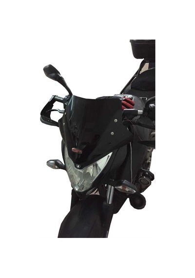 Gp Kompozit Bajaj Pulsar Ns 200 2011-2024 Uyumlu Spor Cam Siyah Std