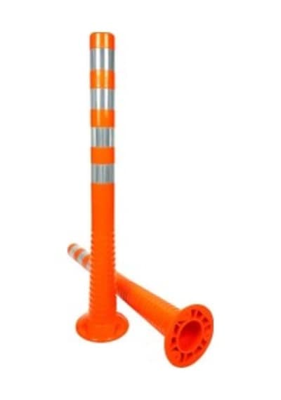 Delinatör 75CM 5 Adet Plastik-Esnek-Otopark-Araç Delinatörü-Yol
