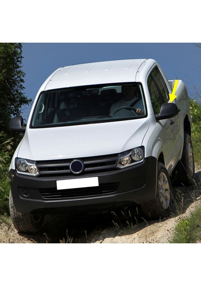 Vw Amarok 2010-2016 Sol Dış Ayna Üst Kapağı Siyah 2h0857527b