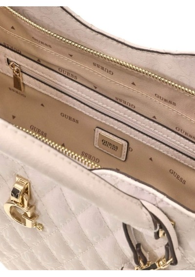 Guess Tamara Omuz Çantası-gg232305 Ekru