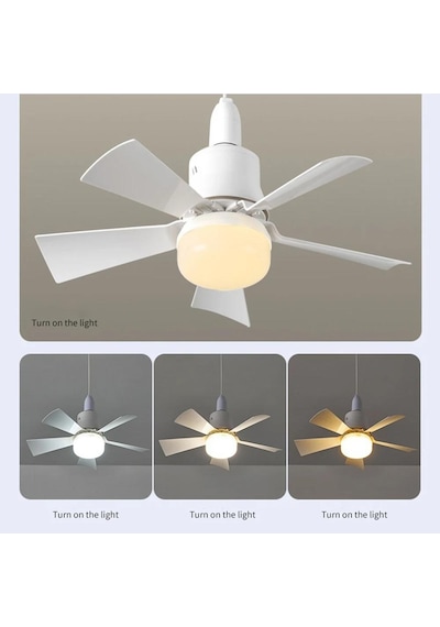 82 Watt 3 Renk Yanma Modlu Dimlenebilir Cata Karayel Kumandalı Fan Led Ampul