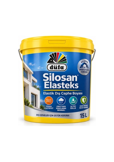 Düfa Silosan Elasteks Elastik Dış Cephe Boyası Tatlı Pembe 15 L 3015 Tatlı Pembe - 937373227 2,5 L Düfa Silosan Elasteks Elastik Dış Cephe Boyası Tatlı Pembe 15 L 3015 Tatlı Pembe - 937373227 2,5 L