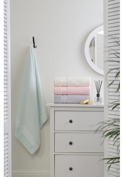 Özdilek Bright Kadife Banyo Havlusu 90x150 Cm Mavi Mavi