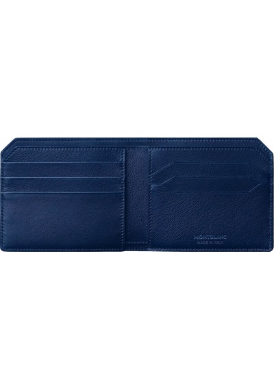 Mont Blanc Montblanc Meisterstück Selection Soft Cüzdan 6 Cc 130059 Mavi