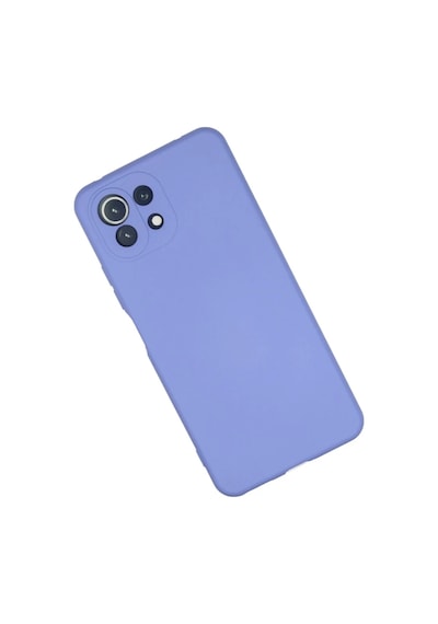 Xiaomi Mi 11 Lite Uyumlu Kılıf Nano İçi Kadife Silikon - Lila