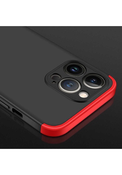 Apple Uyumlu iPhone 13 Pro Max Kılıf Zore Ays Kapak Siyah
