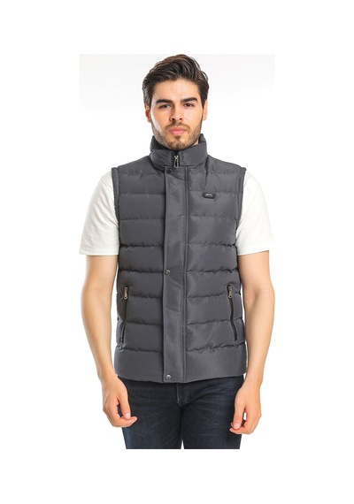Slazenger Zula Erkek Yelek Gri