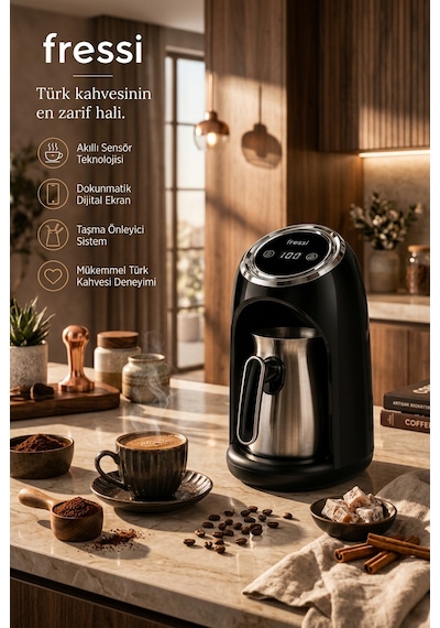 4 Fincan Kapasiteli 500w Türk Kahve Makinesi Fr-tk302