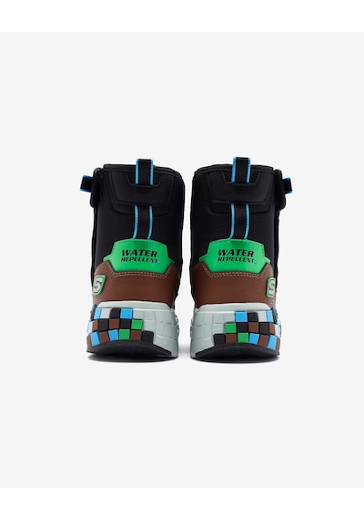 Skechers Megacraft 3.0 Büyük Erkek Çocuk Siyah Spor Ayakkabı 402184l Bkbr Siyah