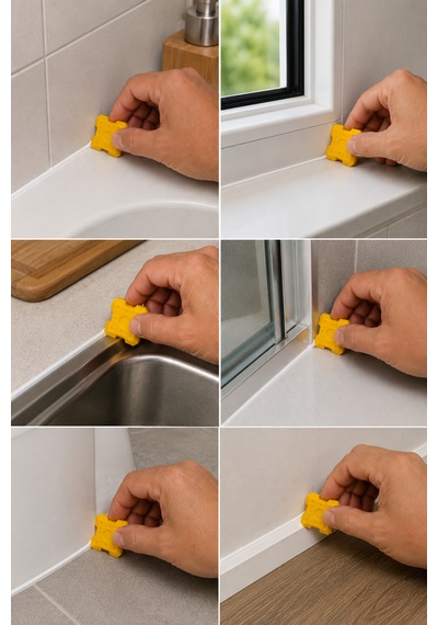 Derz Çekme Aparatı Silikon Mastik 4lü Set -